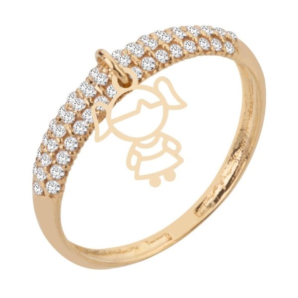 Anel Aparador Menina com Pedras