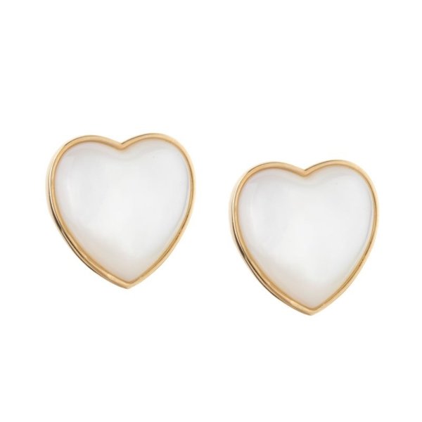 Brinco Coração Madre Perola