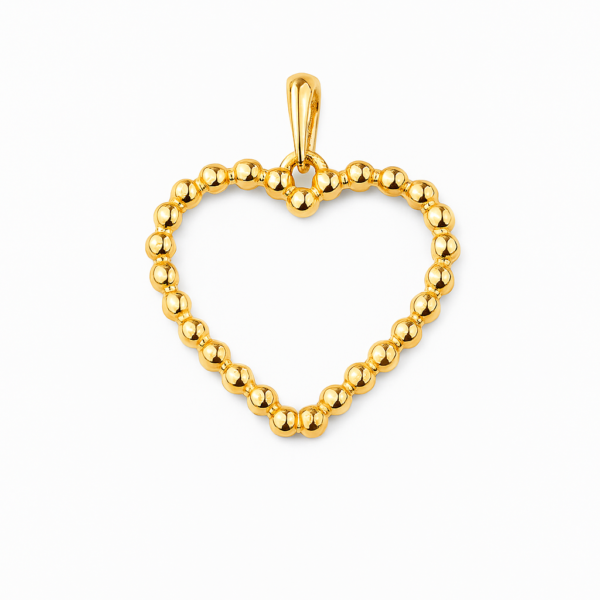 Pingente Coração de Bolas