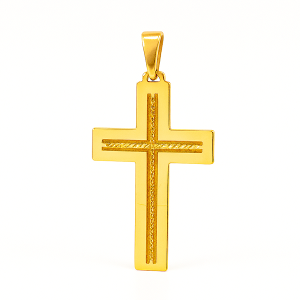 Pingente Cruz Diamantada