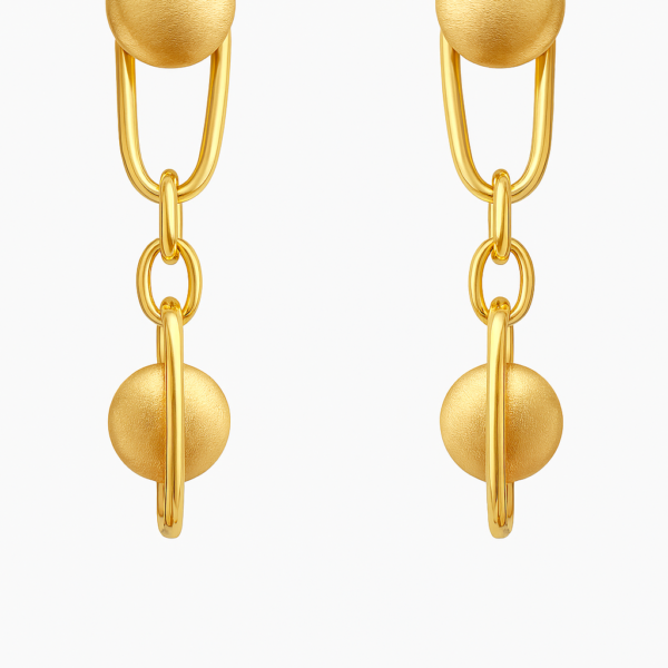 Brinco Cartier com Esferas