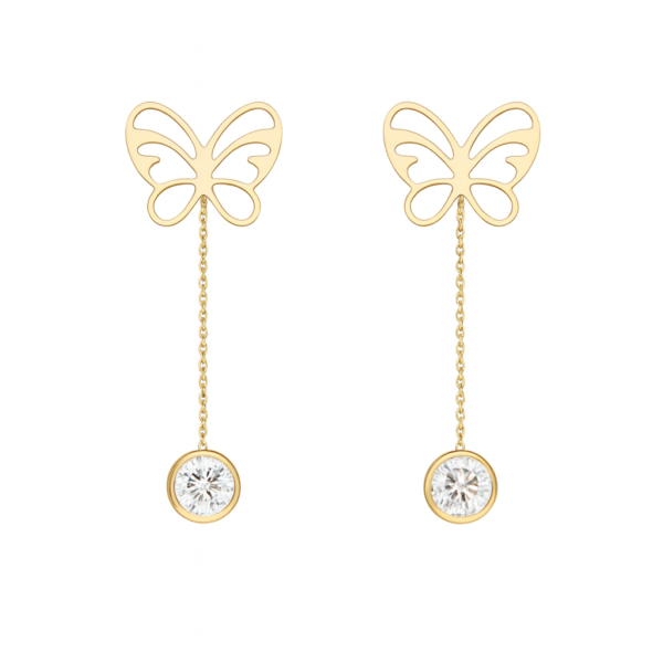 Brinco Borboleta com Veneziana