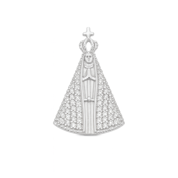 Pingente Nossa Sra. Aparecida Ouro Branco