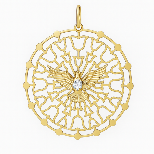 Pingente Mandala Espírito Santo