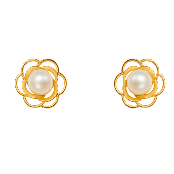 Brinco Flor Pérola