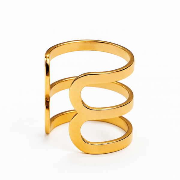 Piercing Meia Argola Tripla