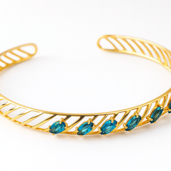 Bracelete Fios e Topázios