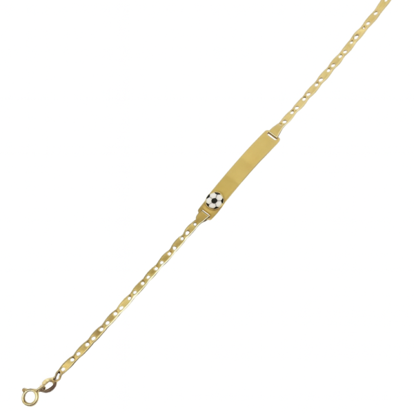 Pulseira Piastrine com Bola de Futebol