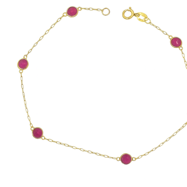 Pulseira Cartier com Pedras Redondas