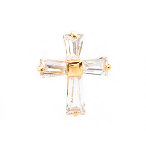 Pingente Cruz Cristal