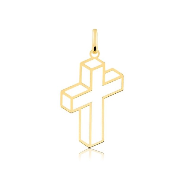 Pingente Cruz 3D