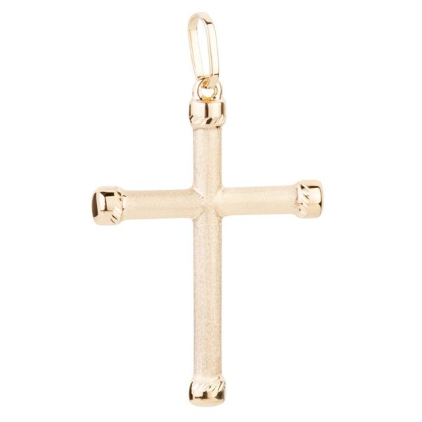 Pingente Cruz Amarela