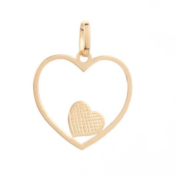 Pingente 2 Corações