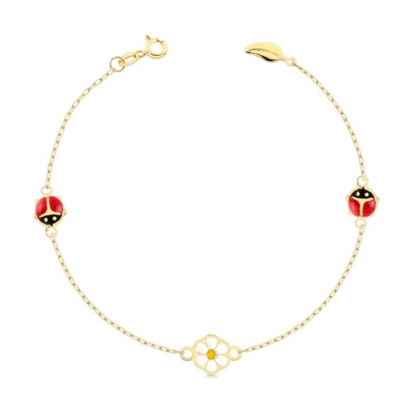 Pulseira Joaninhas e Margarida