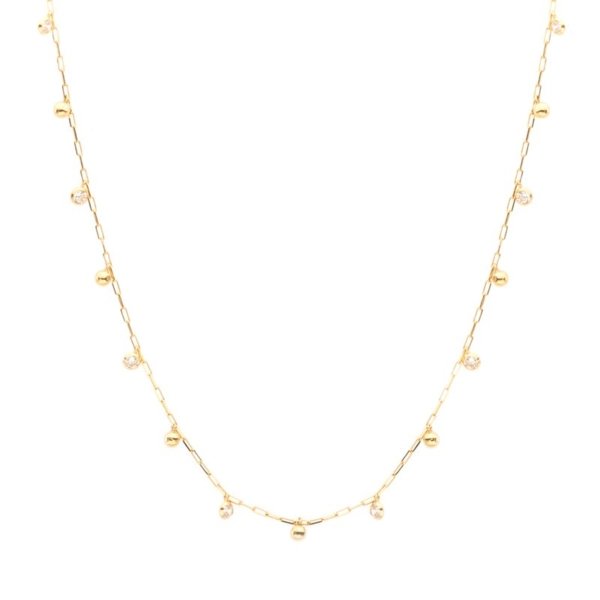 Gargantilha Cartier Bolas e Pedras